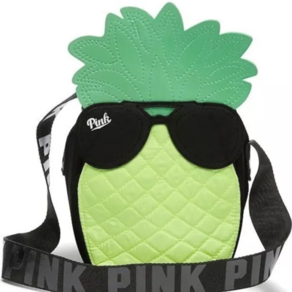 VS PINK insulated pineapple cooler bag